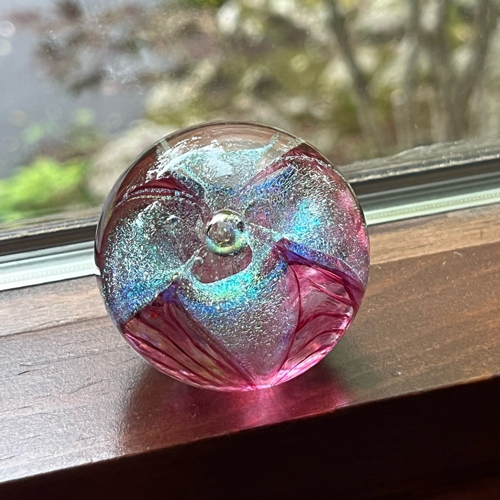 Vintage, 1996, Glass Eye Studio, Dichroic Glass Art